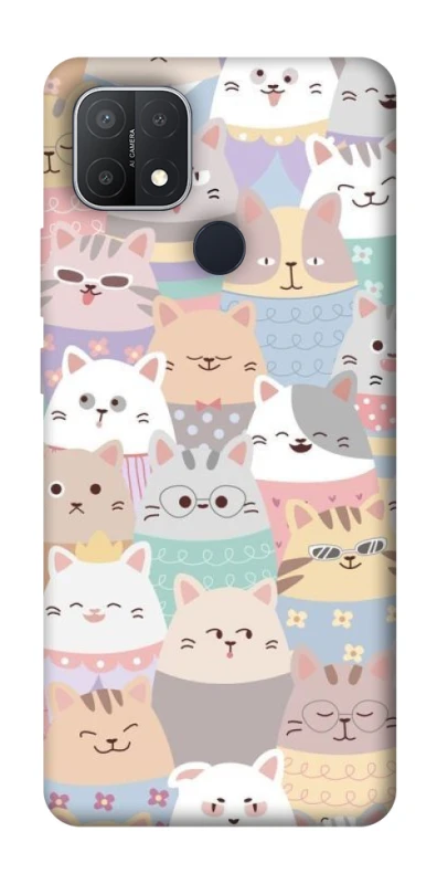 Чехол на Oppo A15s / A15 Funny Kittens ver.2 фото 1 из 1
