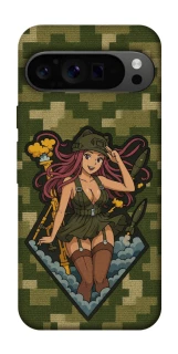 Чехол на Google Pixel 9 Pro Military Waifu фото 1 из 1