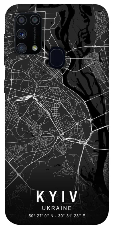 Чохол на Samsung Galaxy M31 Kyiv map фото 1 з 1