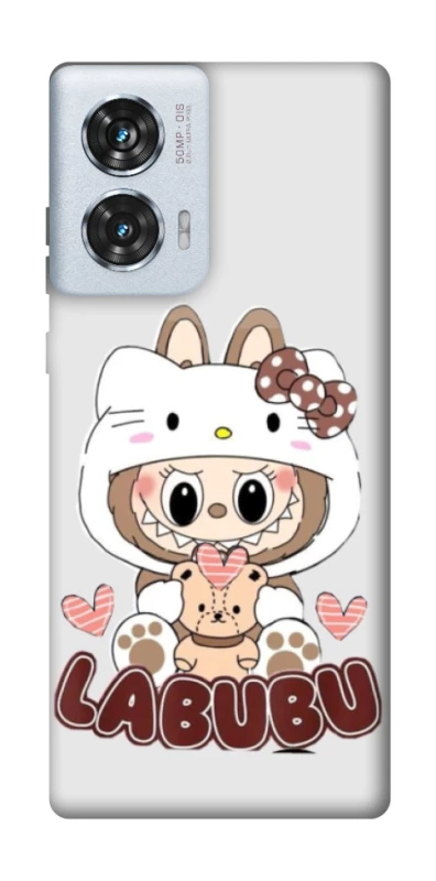 Чехол на Motorola Edge 50 Fusion Hello Kitty Labubu фото 1 из 1