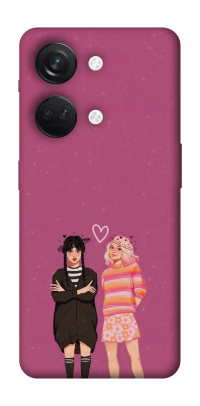 Чохол на OnePlus Nord 3 Raven & Rainbow Wednesday фото 1 з 1