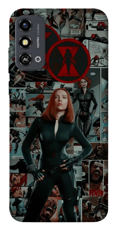 Чехол на ZTE Blade A53 Black Widow фото 1 из 1