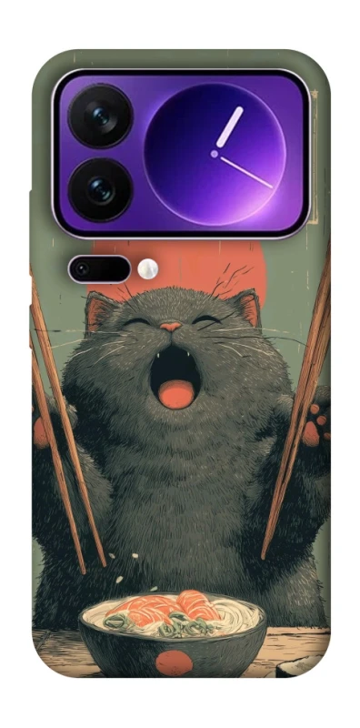 Чохол на Xiaomi 17 Pro Max Hungry Cat фото 1 з 1