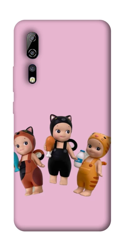 Чохол на ZTE Axon 10 Pro Cat Cafe Trio фото 1 з 1