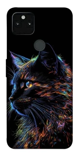 Чехол на Google Pixel 5A Черный кот фото 1 из 1