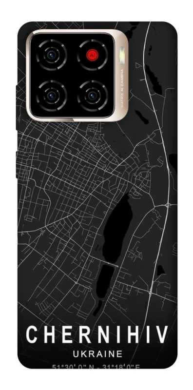 Чехол на ZTE Blade A56 Chernihiv map фото 1 из 1