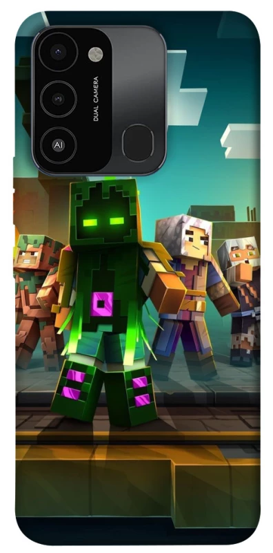 Чехол на TECNO Spark 8C Minecraft dungeon фото 1 из 1