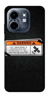 Чехол на Infinix Smart 9 4G / Hot 50i Warning фото 1 из 1