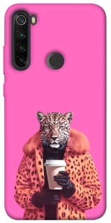 Чохол на Xiaomi Redmi Note 8T Леопард з кавою фото 1 з 1