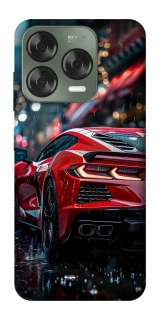 Чехол на ZTE Nubia V70 Design Red sports car фото 1 из 1