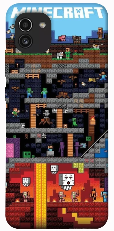 Чохол на Samsung Galaxy A03 Minecraft фото 1 з 1