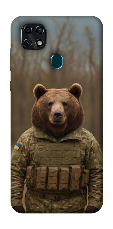 Чохол на ZTE Blade 20 Smart Ведмідь захисник фото 1 з 1