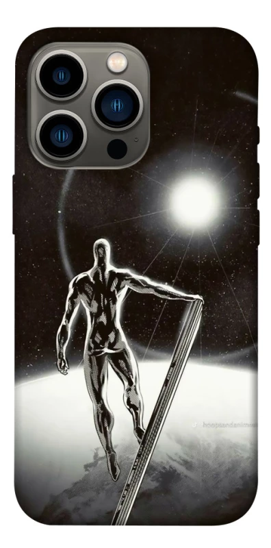 Чехол на Apple iPhone 13 Pro (6.1") Серебряный сёрфер фото 1 из 1