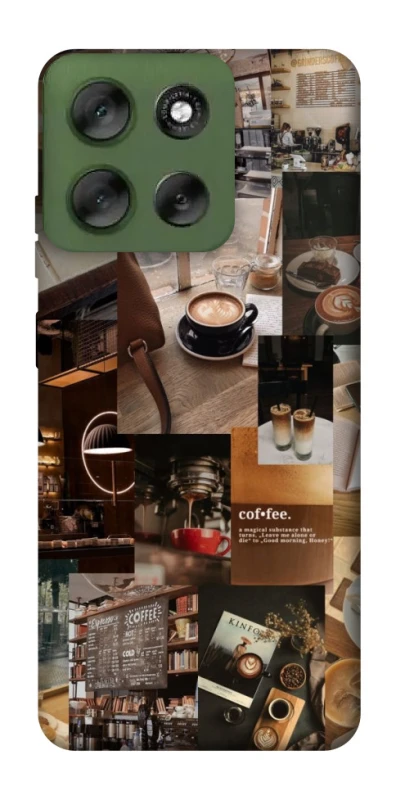 Чехол на Motorola Moto G56 5G Coffee collage ver.2 фото 1 из 1