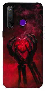 Чехол на Realme 5 Pro Heart in the hands of a skeleton фото 1 из 1