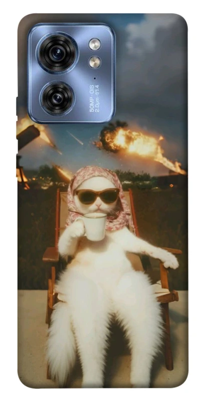 Чехол на Motorola Edge 40 Exploding Kittens ver.1 фото 1 из 1