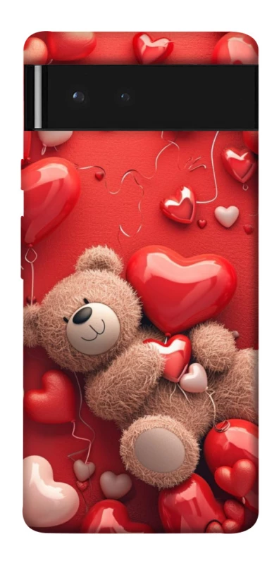 Чохол на Google Pixel 6 bear in hearts фото 1 з 1