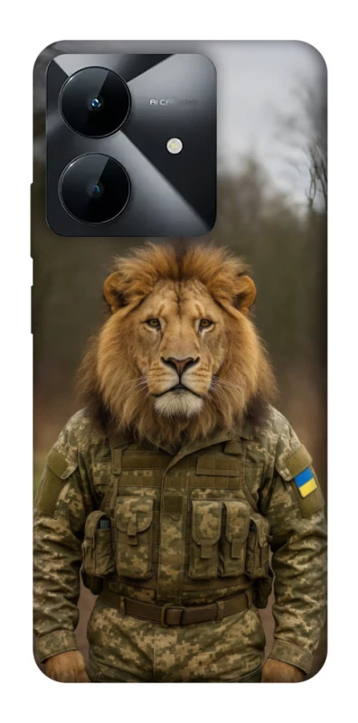 Чохол на Realme Note 60x Лев захисник фото 1 з 1