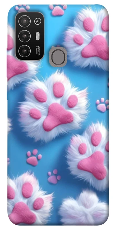 Чехол на ZTE Blade A52 Cat paw фото 1 из 1