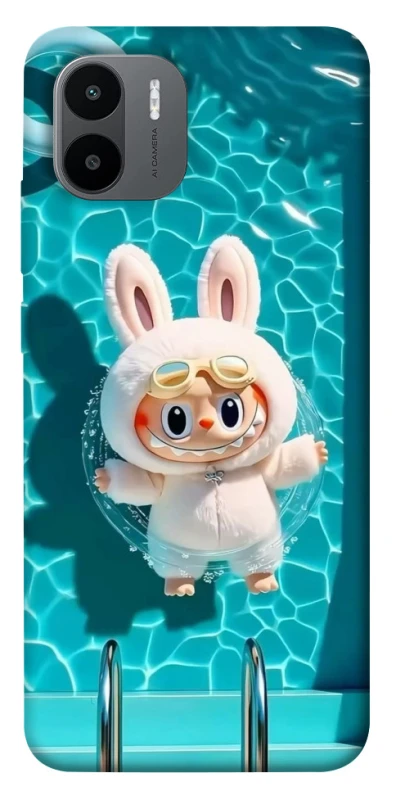 Чохол на Xiaomi Redmi A1+ / Poco C50 / A2+ Labubu in the pool ver.2 фото 1 з 1