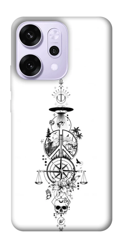 Чехол на Oppo Reno 14 Pro Tattoo ver.7 фото 1 из 1