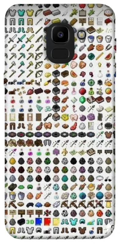 Чохол на Samsung J600F Galaxy J6 (2018) Minecraft v2 фото 1 з 1