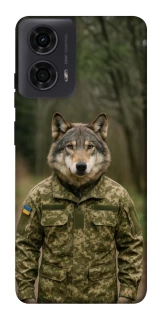 Чехол на Motorola Moto G24 Волк защитник фото 1 из 1