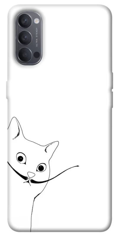 Чехол на Oppo Reno 4 Кот Дали фото 1 из 1