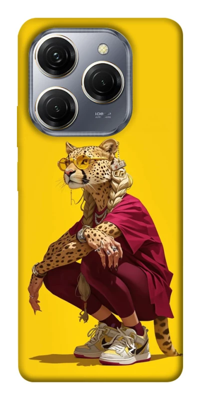 Чехол на TECNO Spark 20 Pro Ягуар фото 1 из 1