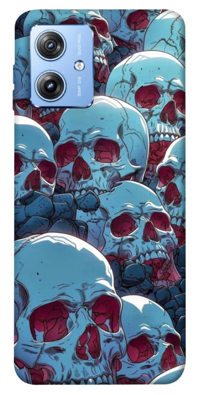Чохол на Motorola Moto G84 Skulls v2 фото 1 з 1