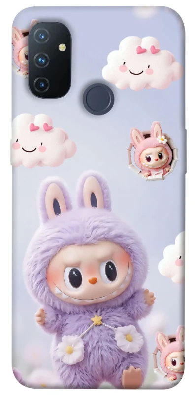 Чохол на OnePlus Nord N100 Labubu & clouds фото 1 з 1