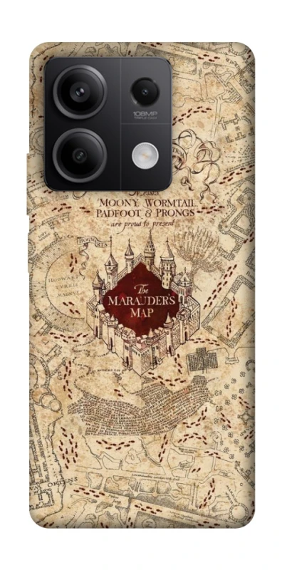 Чохол на Xiaomi Redmi Note 13 5G Harry Potter Marauder's Map фото 1 з 1