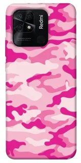 Чехол на Xiaomi Redmi 10C camouflage pink фото 1 из 1