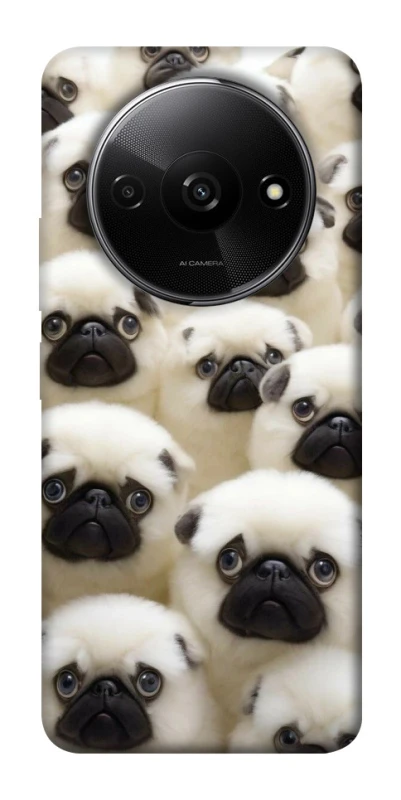 Чохол на Xiaomi Redmi A3 Doggy Pug Love фото 1 з 1