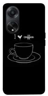 Чехол на Oppo A58 4G Black coffee фото 1 из 1