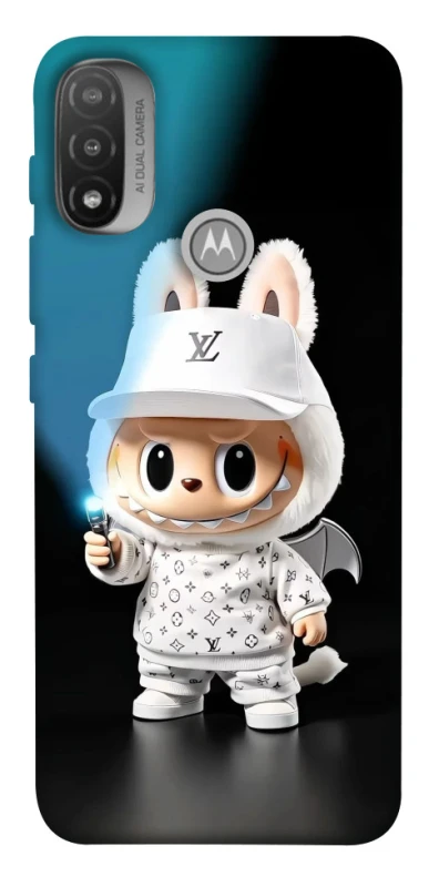Чохол на Motorola Moto E20 Labubu with flashlight ver.1 фото 1 з 1