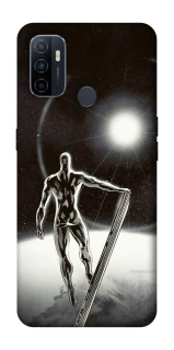 Чехол на Oppo A53 / A32 / A33 Серебряный сёрфер фото 1 из 1