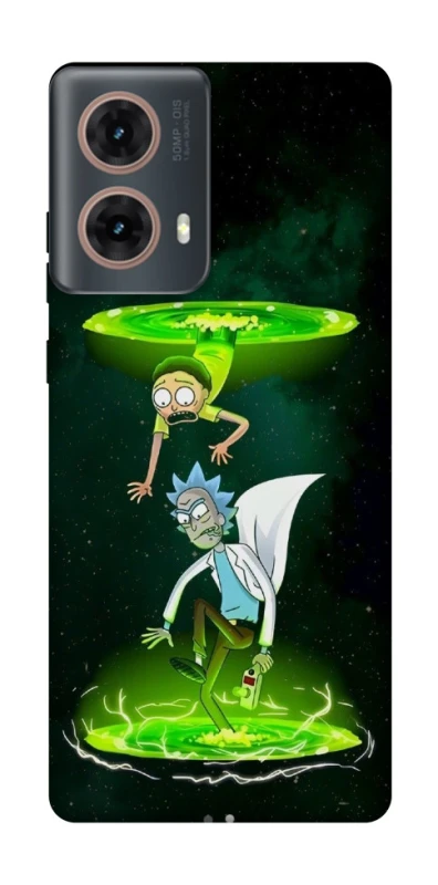 Чохол на Motorola Moto G85 Rick and Morty фото 1 з 1