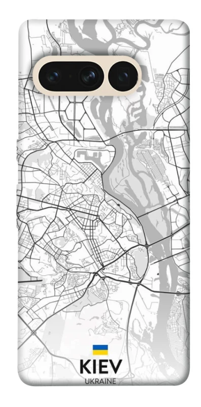Чохол на Google Pixel 7 Pro Kiev white map фото 1 з 1