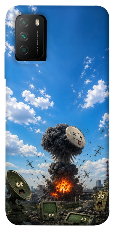Чохол на Xiaomi Poco M3 Moscow never sleeps ver.6 фото 1 з 1