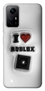 Чехол на Xiaomi Redmi Note 12S I love Roblox фото 1 из 1