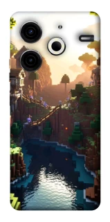 Чохол на TECNO Pova 6 Neo (LI6) Minecraft sunset фото 1 з 1