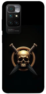 Чохол на Xiaomi Redmi 10 Golden Skull фото 1 з 1
