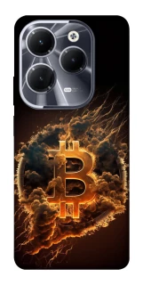 Чехол на Infinix Hot 40 Pro Smoky Bitcoin фото 1 из 1