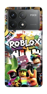 Чохол на Xiaomi Poco F6 Pro Roblox Characters Collage фото 1 з 1