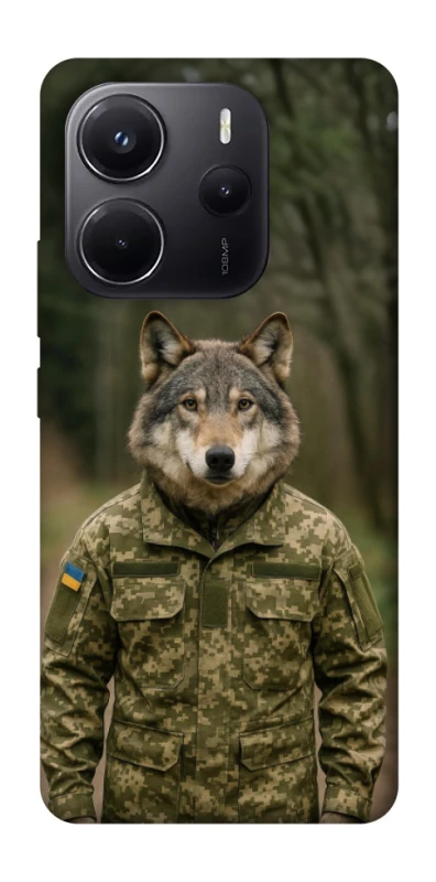 Чохол на Xiaomi Redmi Note 14 4G (Europe version) Вовк захисник фото 1 з 1