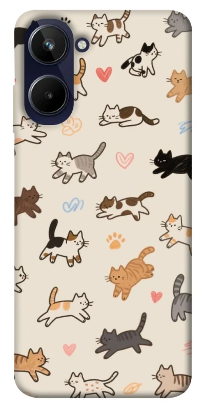 Чохол на Realme 10 4G Cat style ver.2 фото 1 з 1