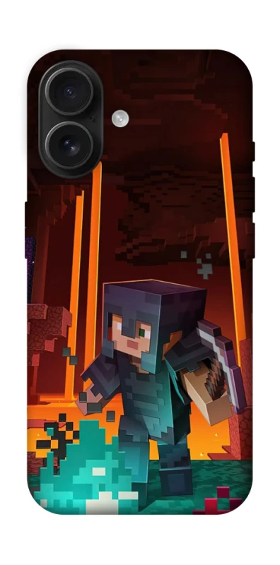 Чохол на Apple iPhone 16 Minecraft game adventure фото 1 з 1