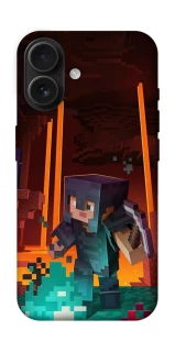 Чехол на Apple iPhone 16 Minecraft game adventure фото 1 из 1