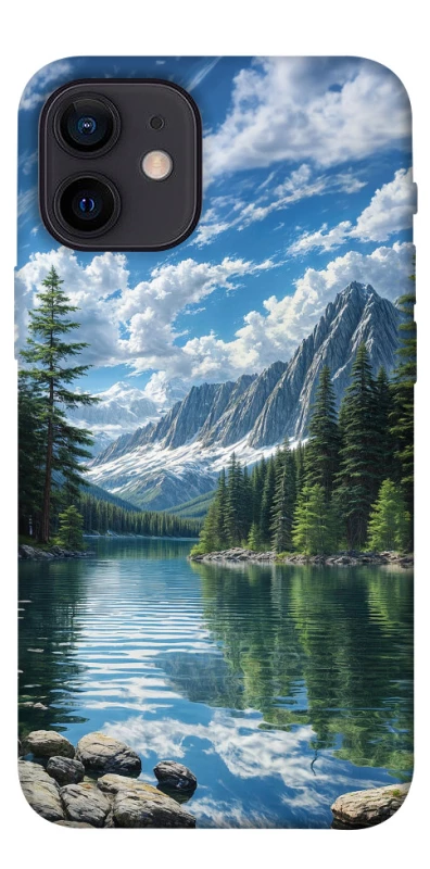 Чехол на Apple iPhone 12 mini (5.4") River in the mountains фото 1 из 1